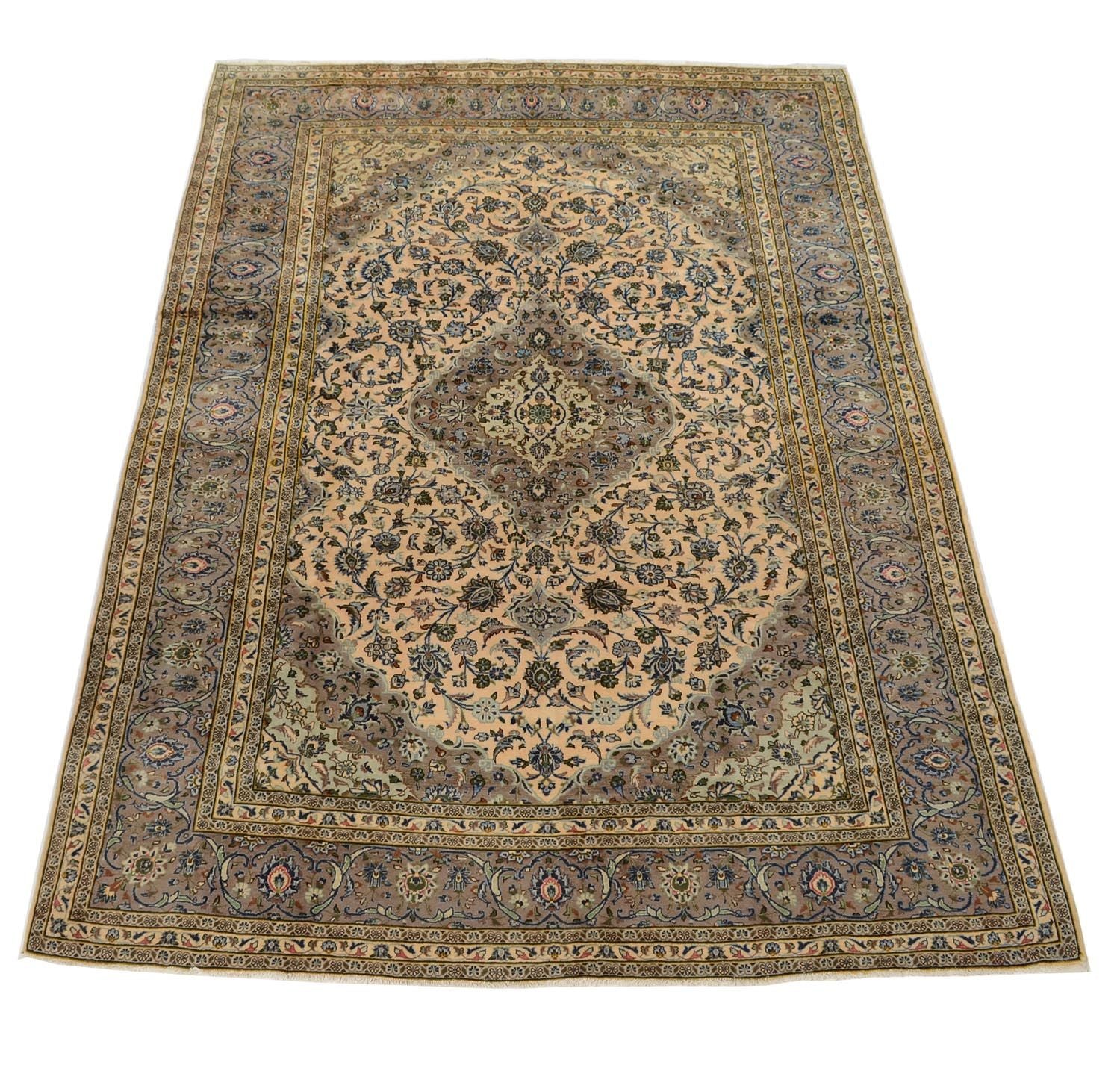 Perserteppich - Keshan 341 x 237 cm - beige