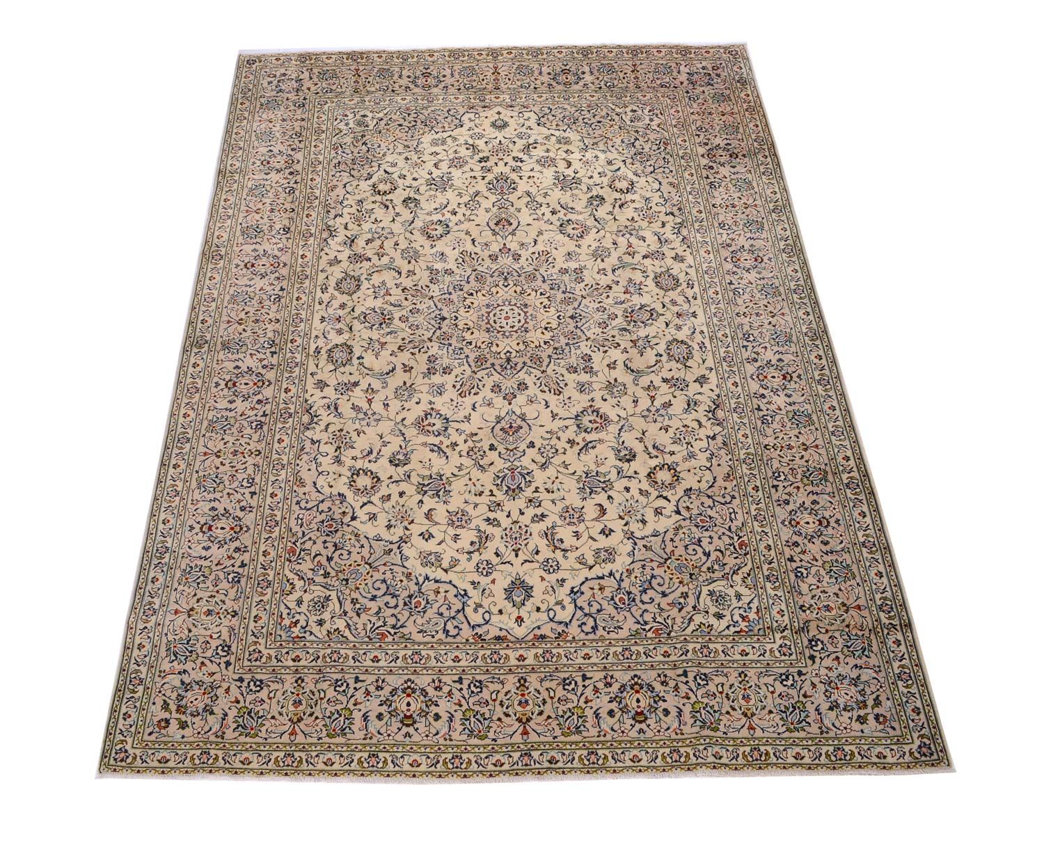 Perserteppich - Keshan 338 x 240 cm - beige