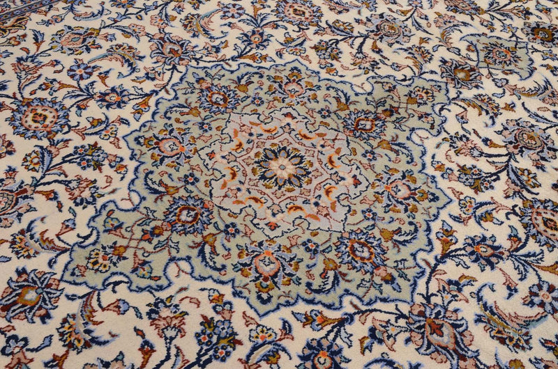 Perserteppich - Keshan 398 x 300 cm - beige