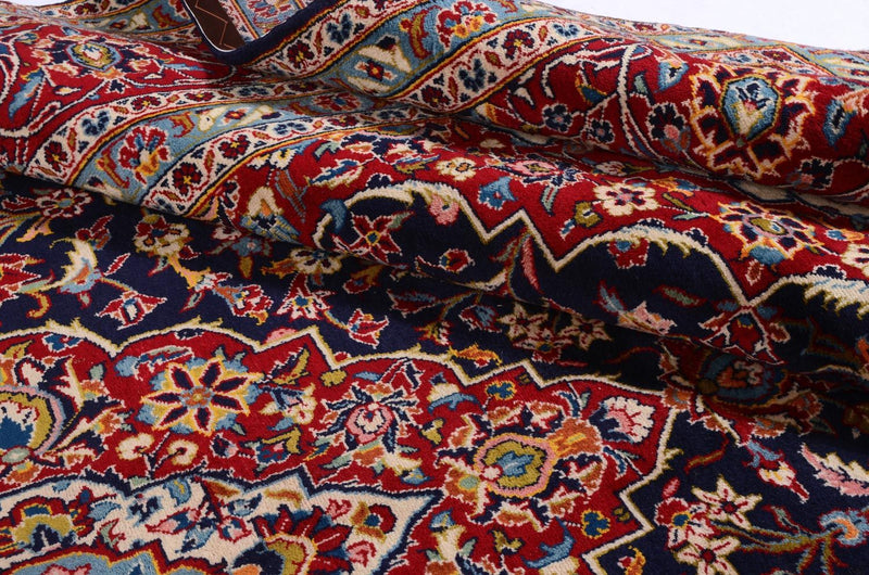 Perserteppich - Keshan 368 x 246 cm - blau