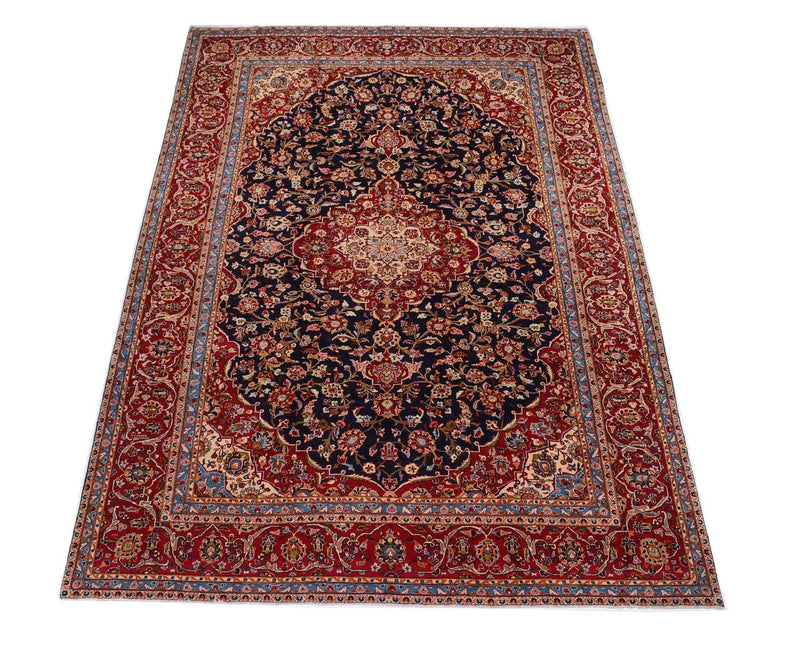 Perserteppich - Keshan 403 x 290 cm - blau
