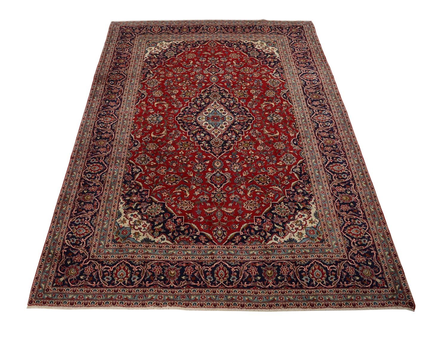 Perserteppich - Keshan 353 x 242 cm - rot