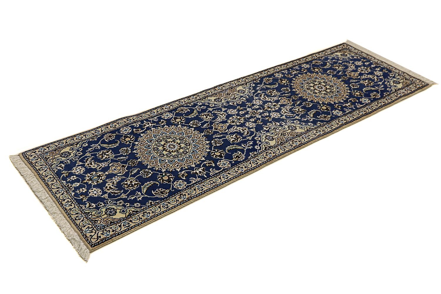 Perserteppich - Nain - Royal 200 x 60 cm Teppich Läufer