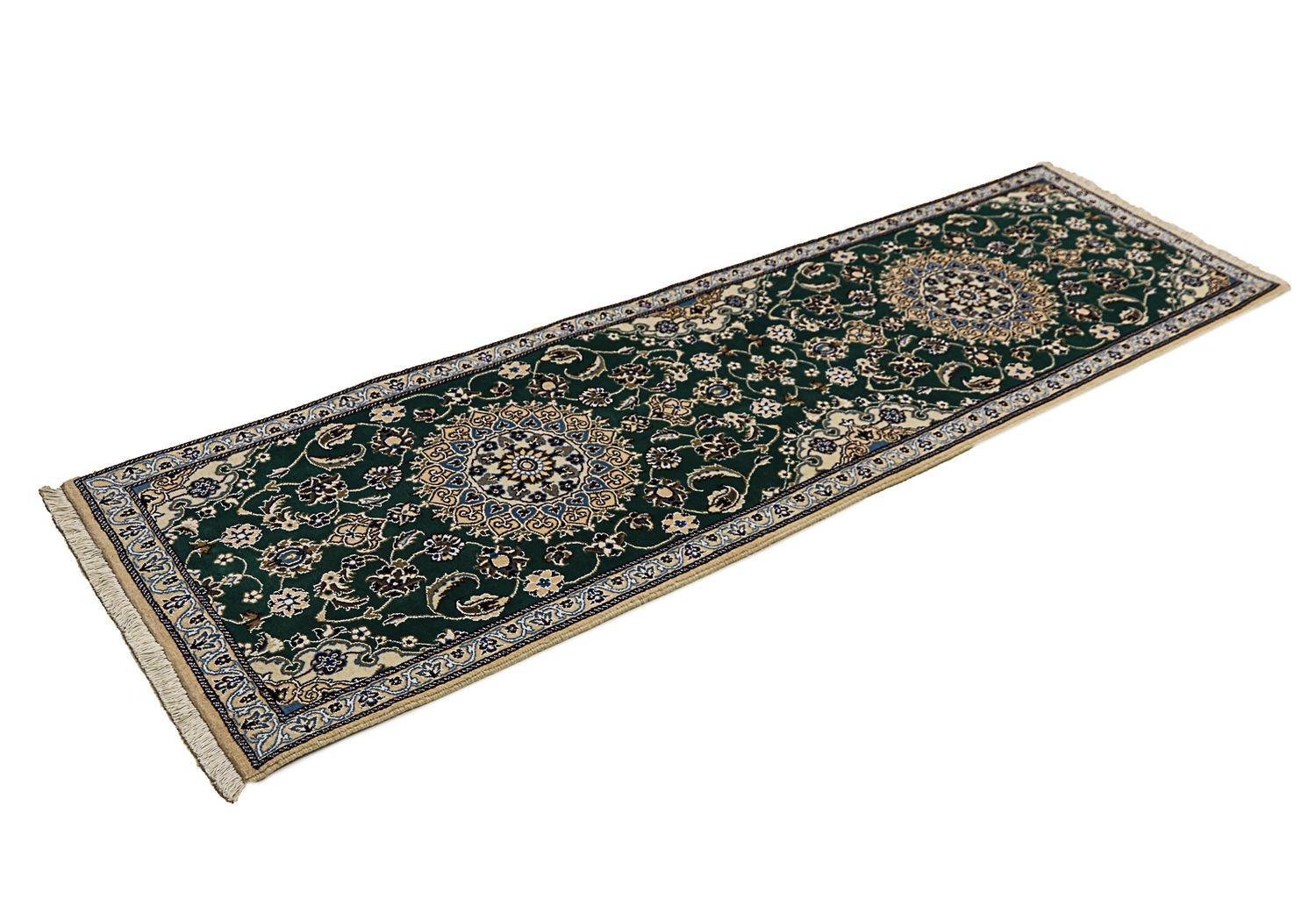 Perserteppich - Nain - Royal 200 x 60 cm Teppich Läufer