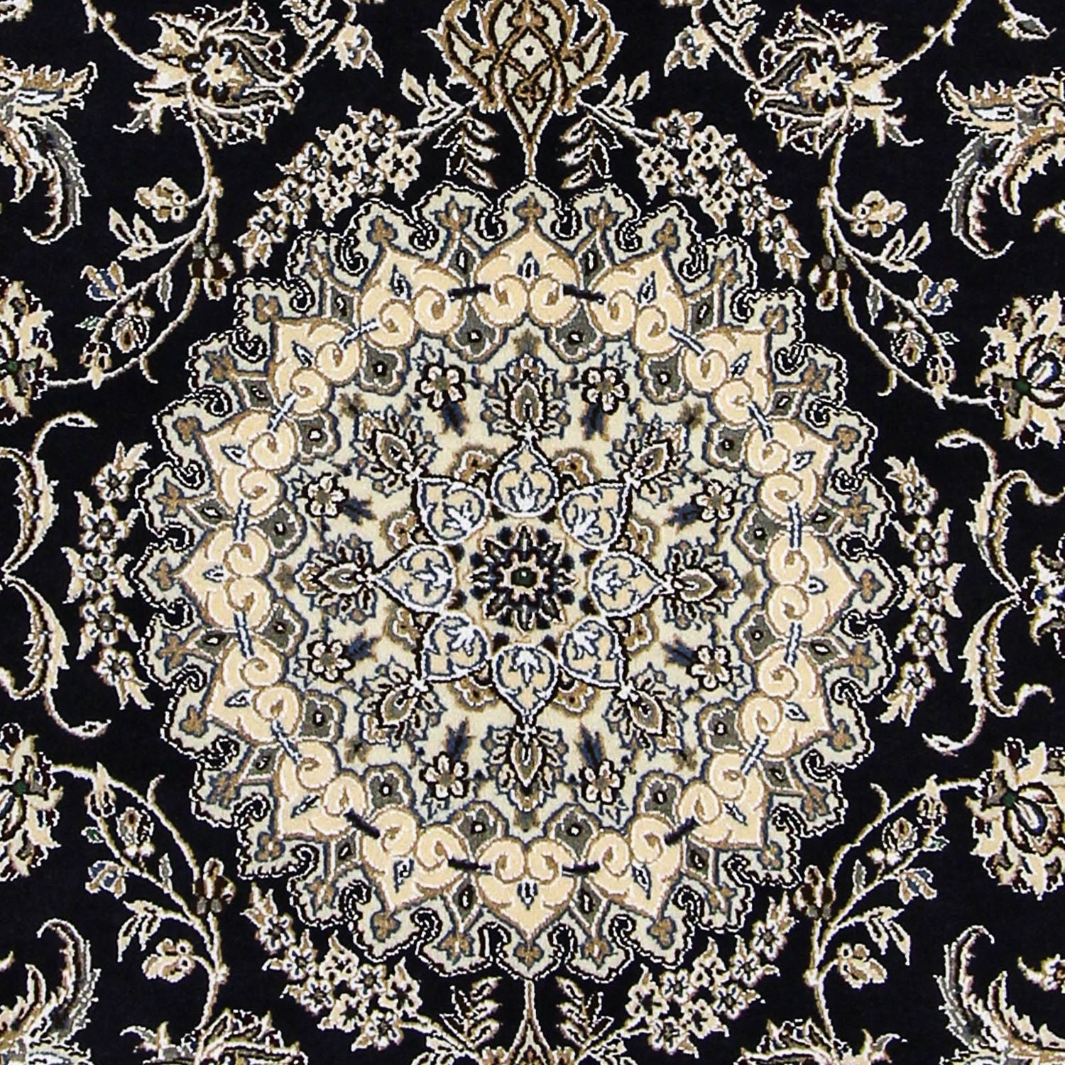 Perserteppich - Nain - Royal 255 x 154 cm Wohnzimmer Teppich