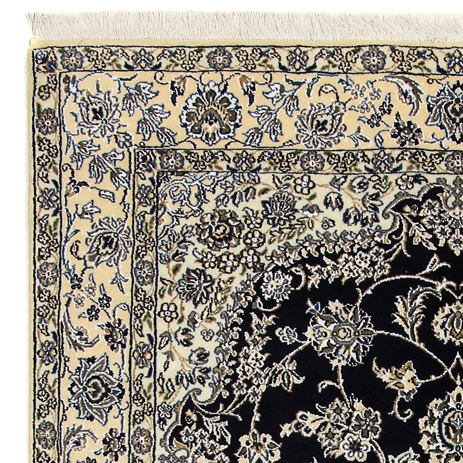 Perserteppich - Nain - Royal 255 x 154 cm Wohnzimmer Teppich