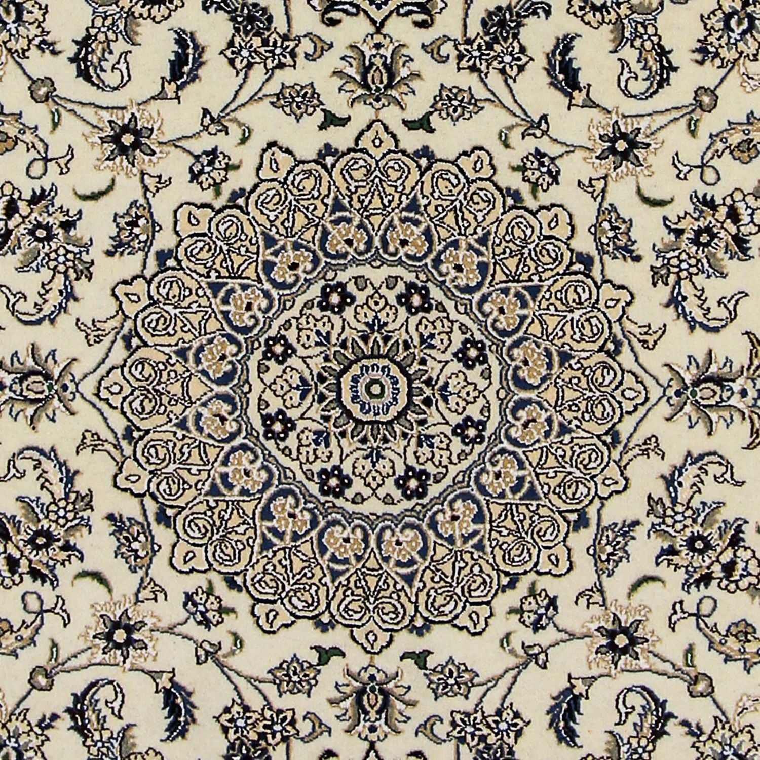 Perserteppich - Nain - Royal 246 x 158 cm Wohnzimmer Teppich