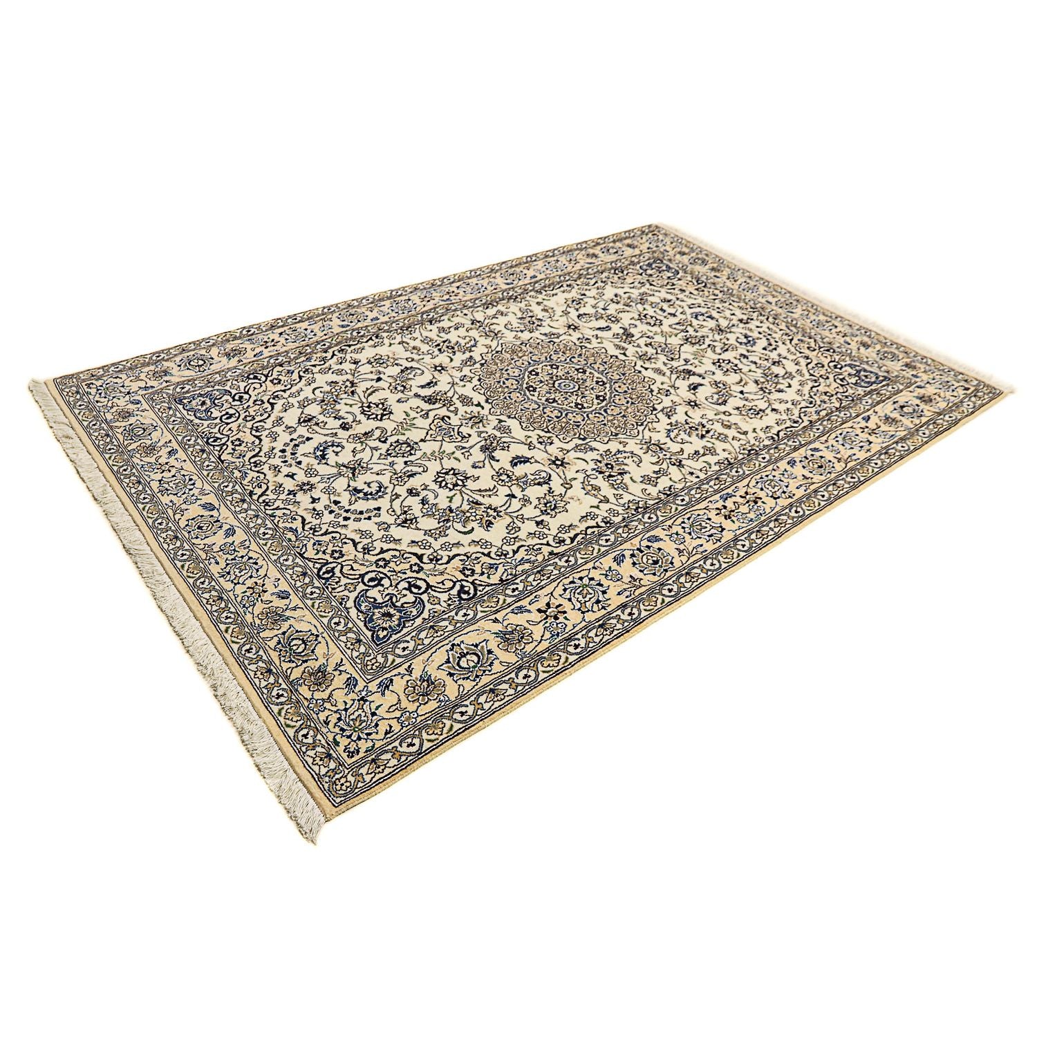 Perserteppich - Nain - Royal 246 x 158 cm Wohnzimmer Teppich