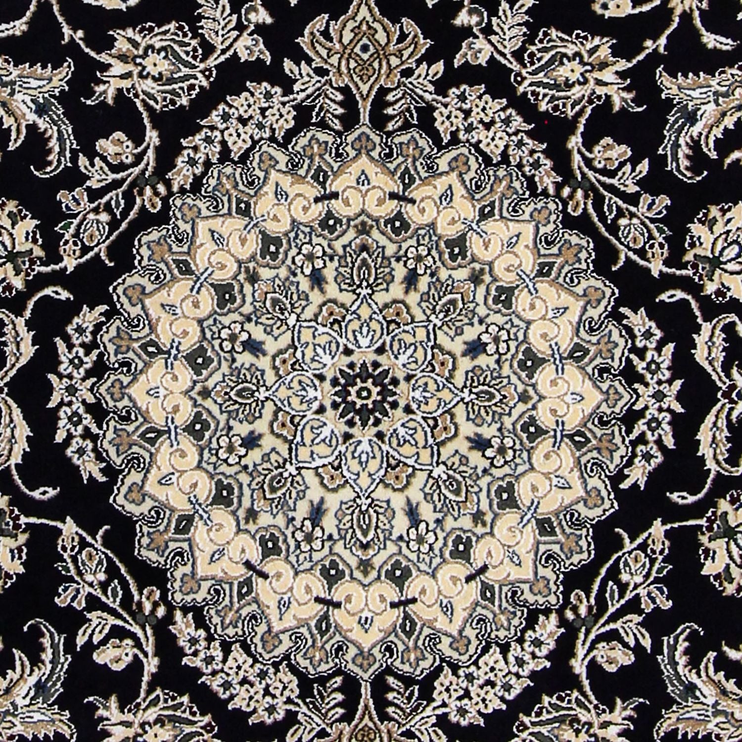Perserteppich - Nain - Royal 246 x 154 cm Wohnzimmer Teppich
