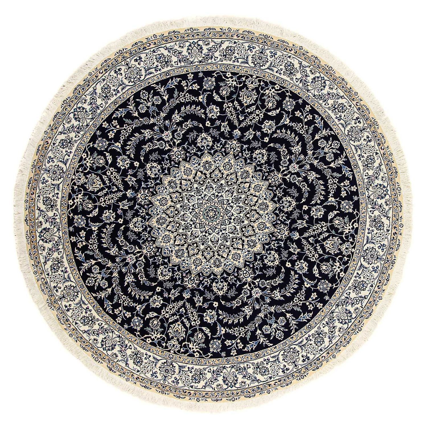 Perserteppich - Nain - Royal 260 x 260 cm Runder Teppich