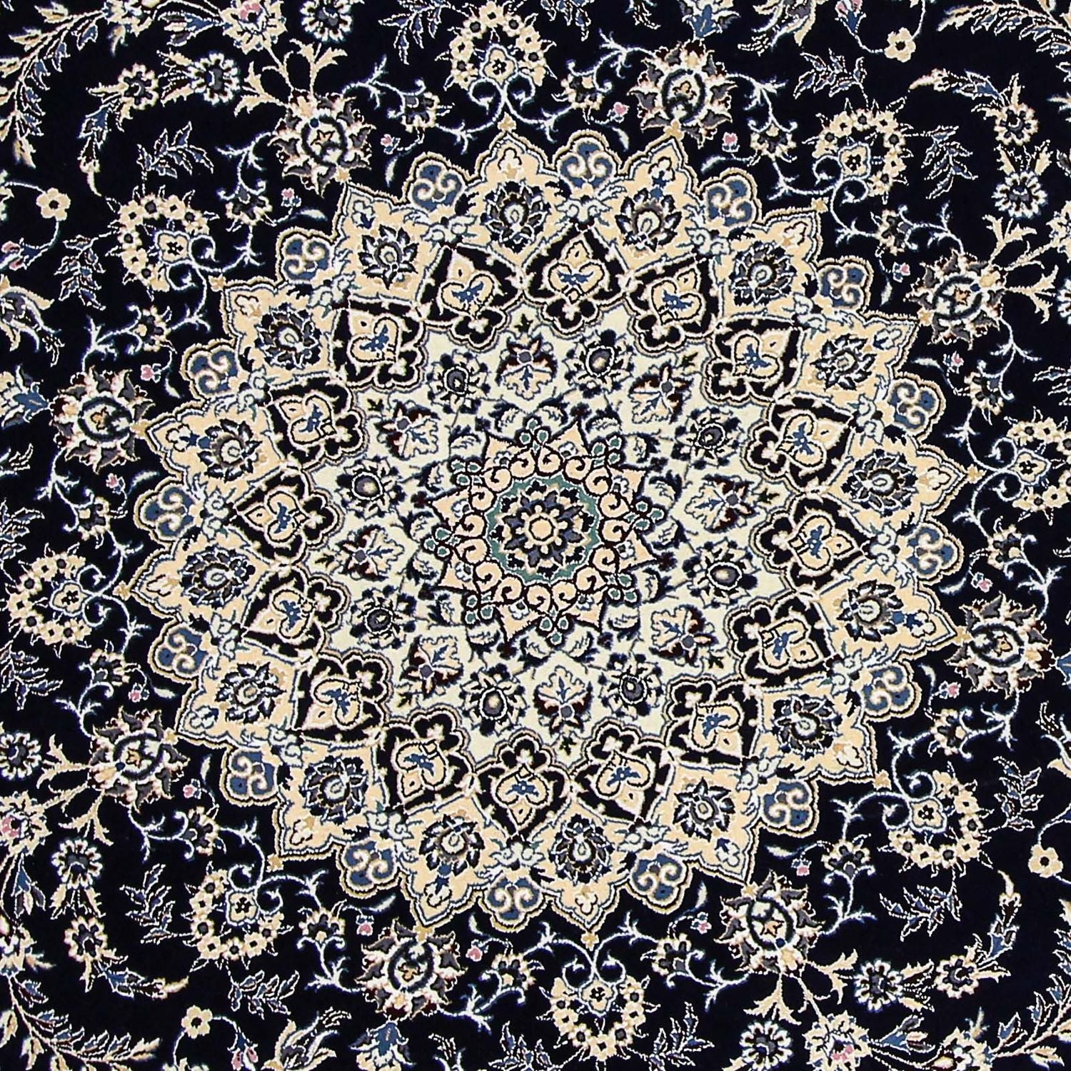 Perserteppich - Nain - Royal 260 x 260 cm Runder Teppich
