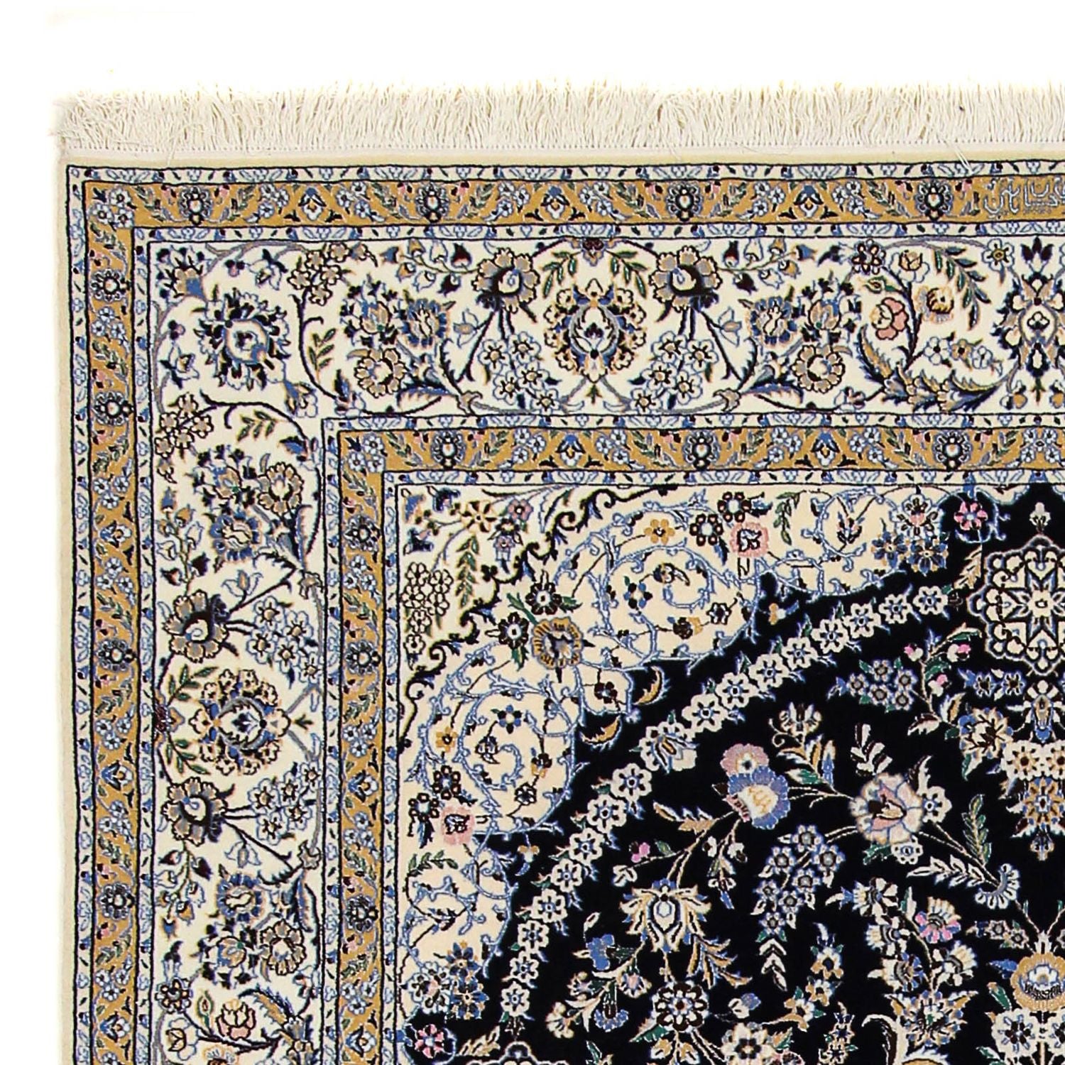 Perserteppich - Nain - Premium 246 x 162 cm Teppich Wohnzimmer