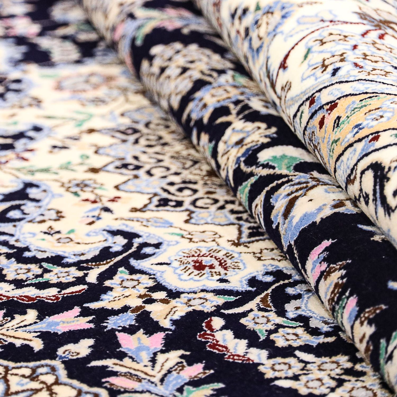 Perserteppich - Nain - Premium 246 x 162 cm Teppich Wohnzimmer