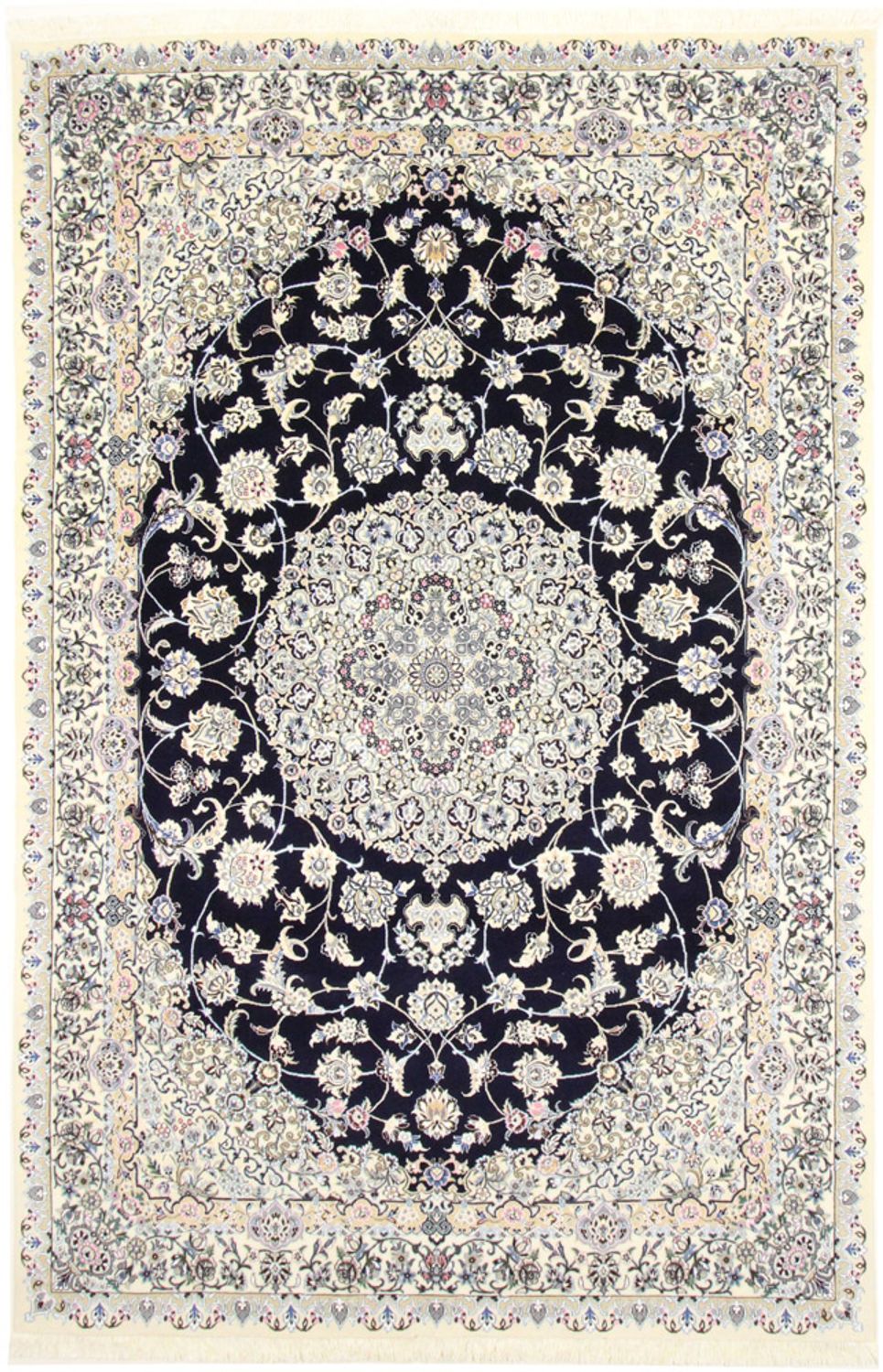 Perserteppich - Nain - Royal - 309 x 205 cm - dunkelblau