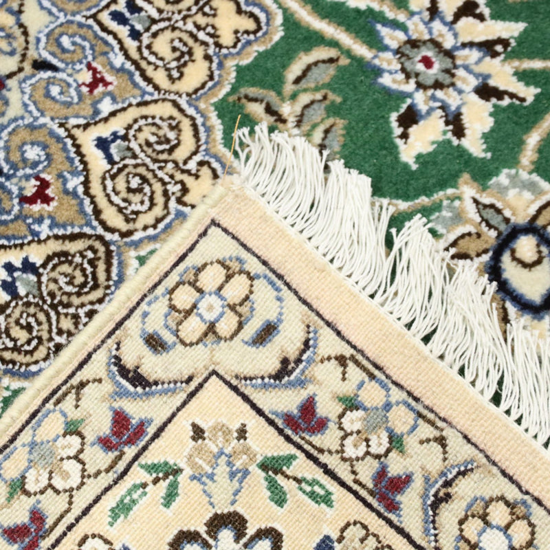 Perserteppich - Nain - Royal - 198 x 130 cm - grün