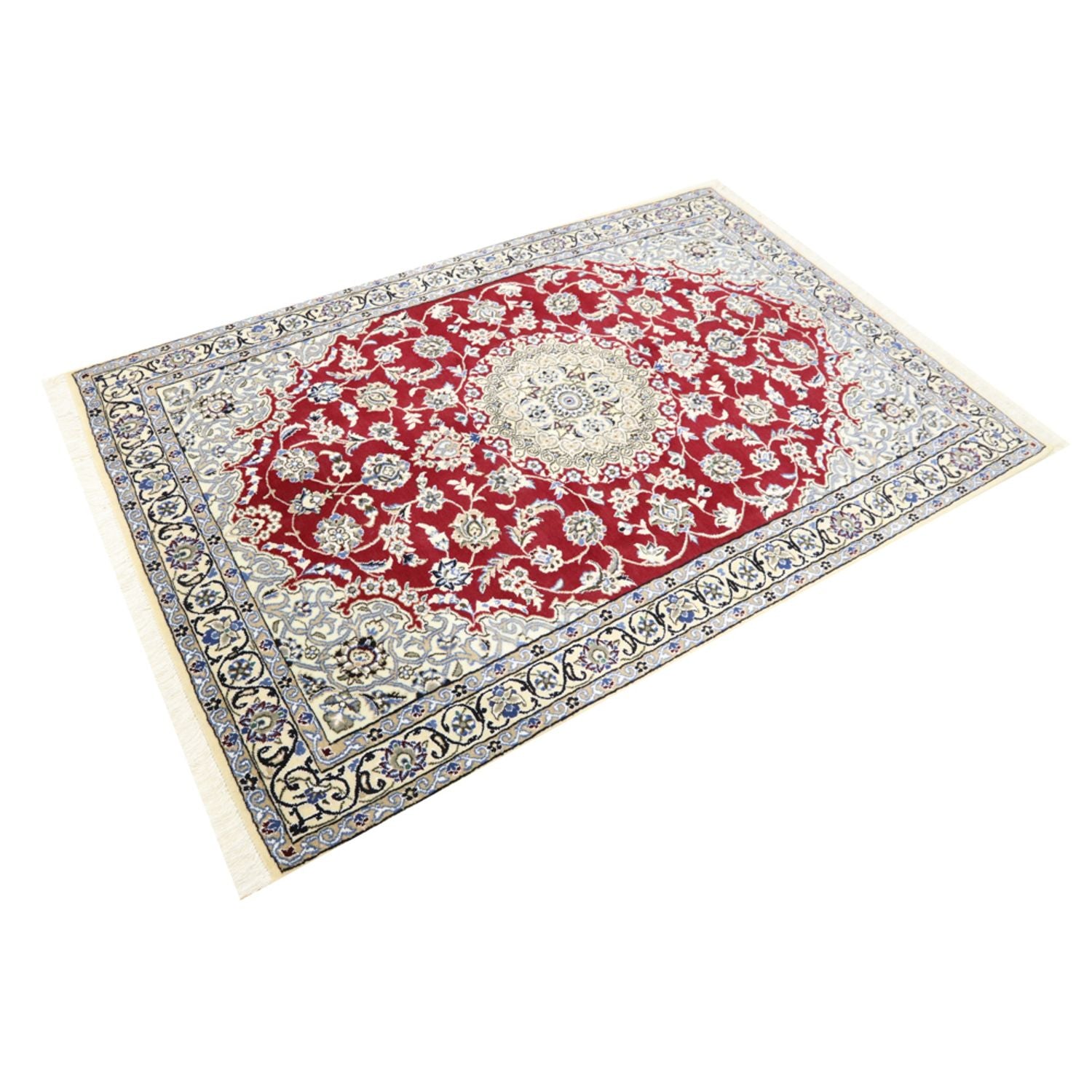 Perserteppich - Nain - Royal - 175 x 118 cm - rot