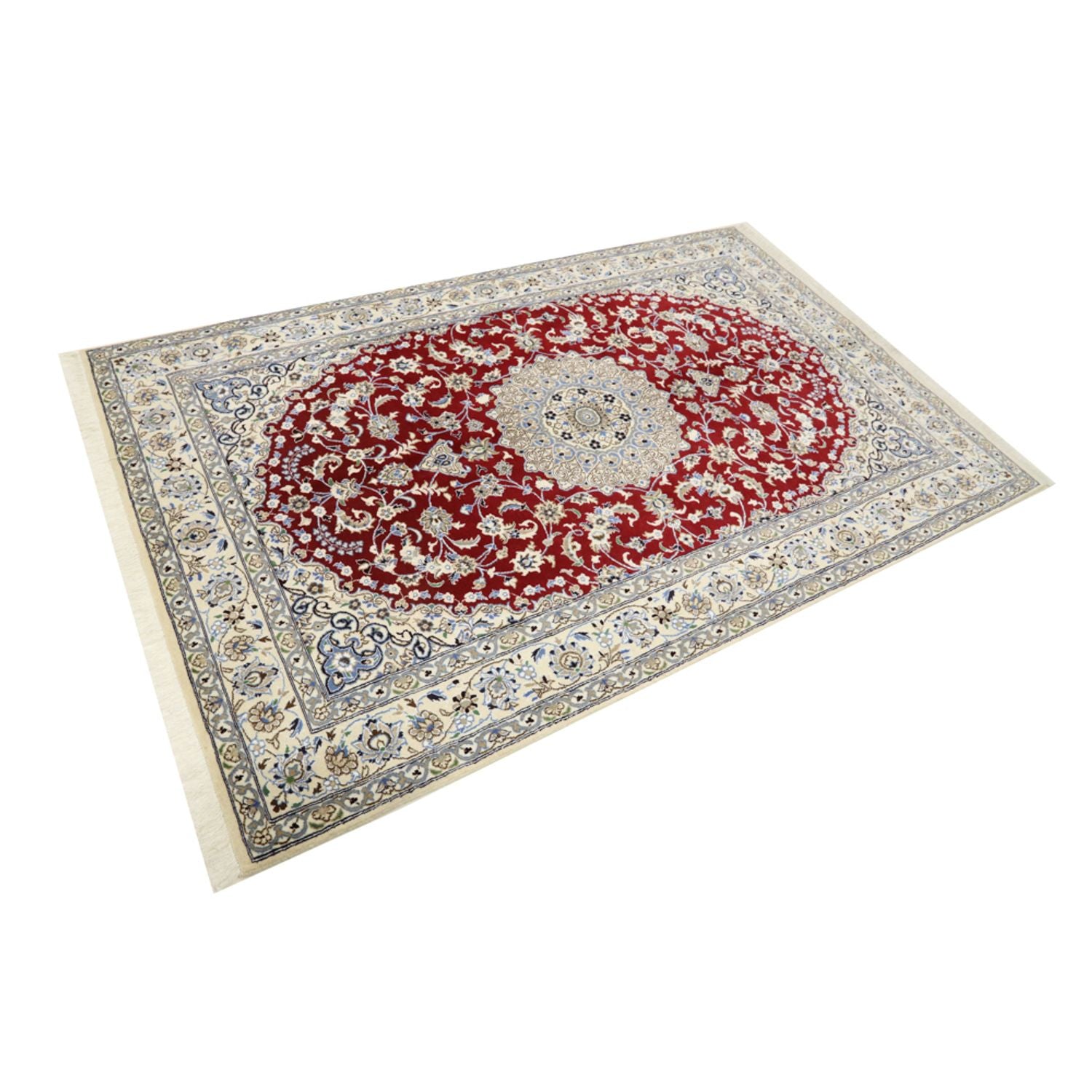 Perserteppich - Nain - Royal - 240 x 158 cm - rot