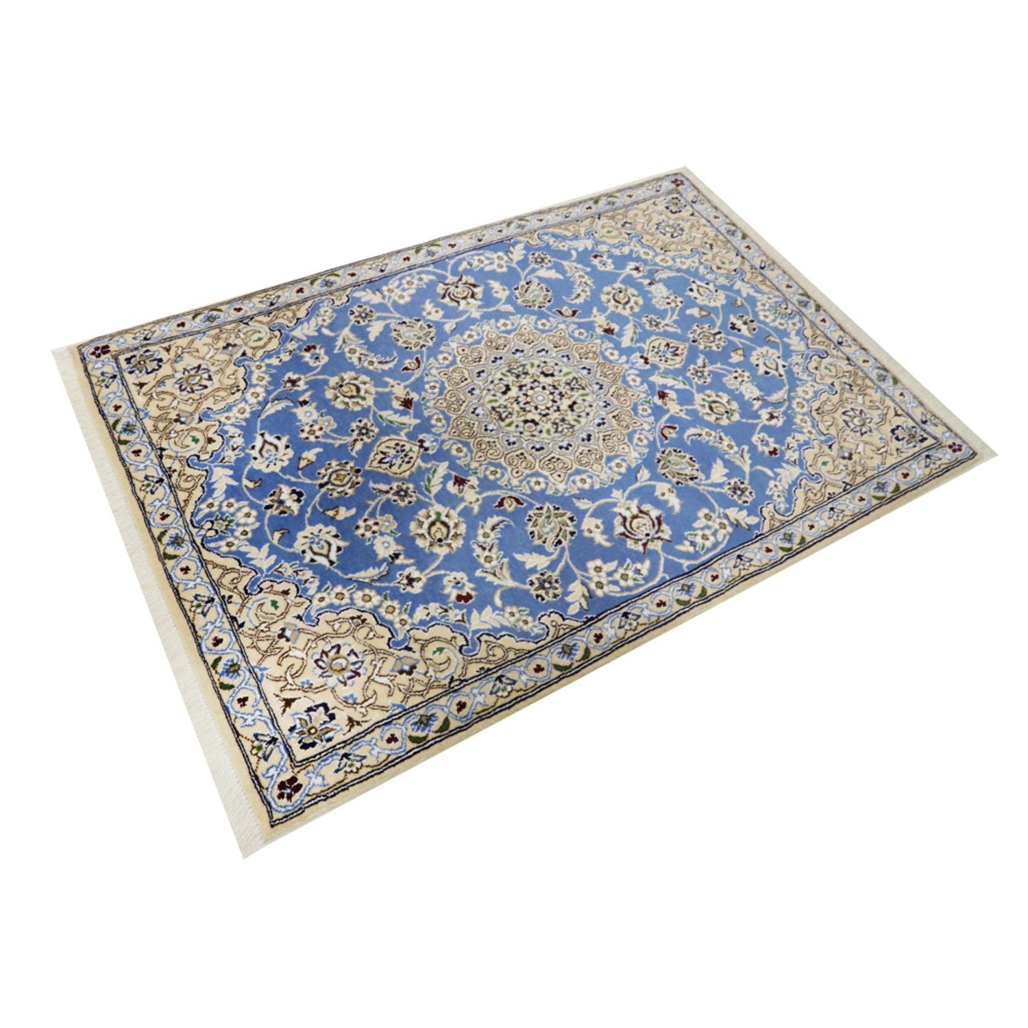 Perserteppich - Nain - Royal - 135 x 91 cm - blau