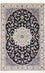 Perserteppich - Nain - Royal - 148 x 98 cm - dunkelblau