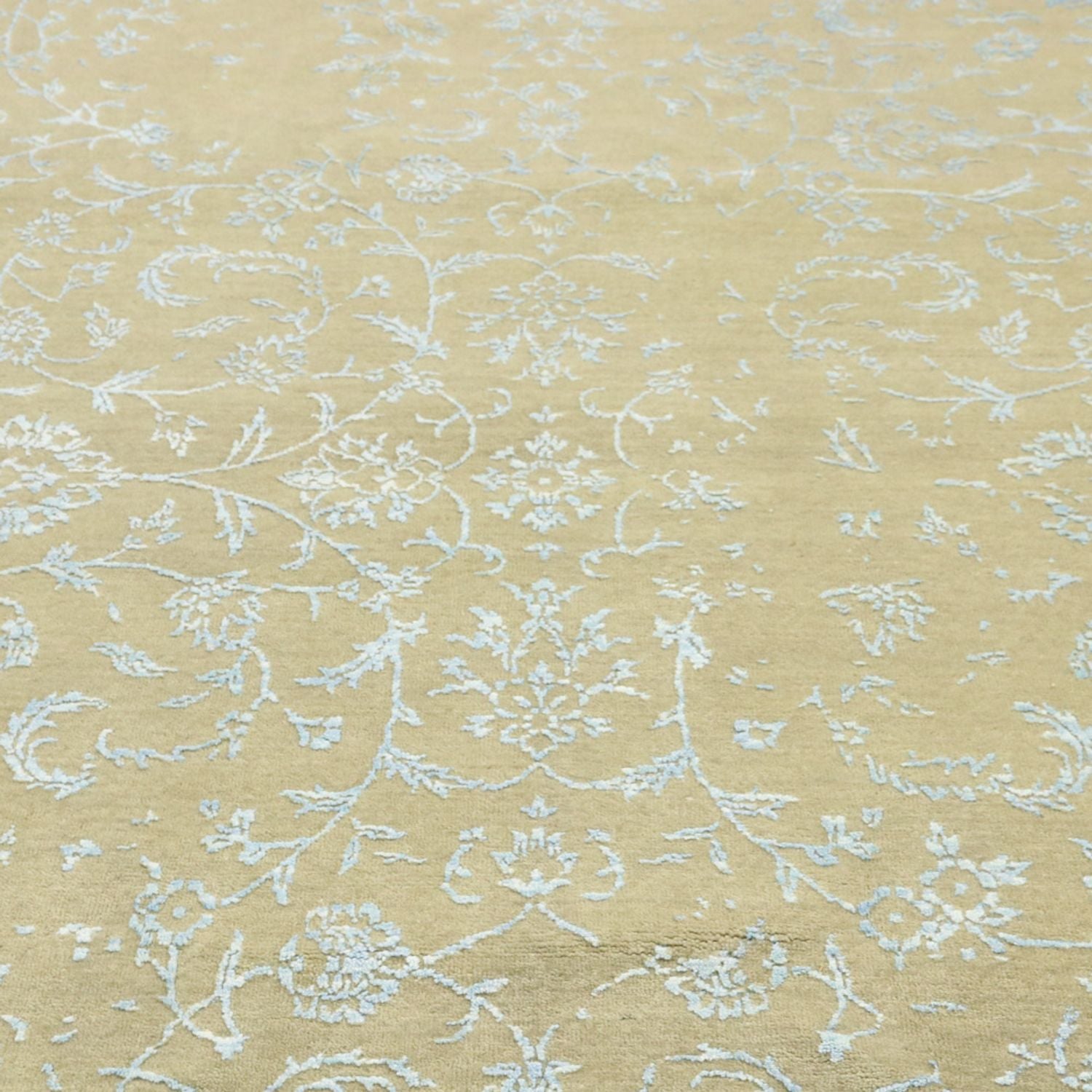 Designer Teppich - 306 x 243 cm - hellblau