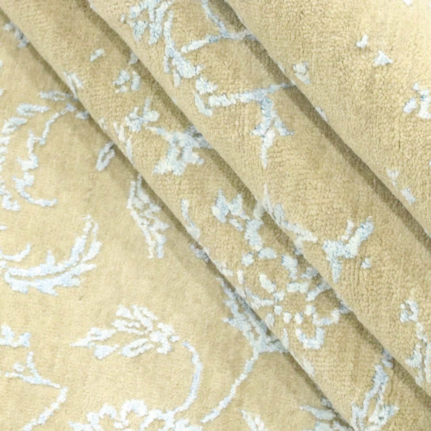 Designer Teppich - 306 x 243 cm - hellblau