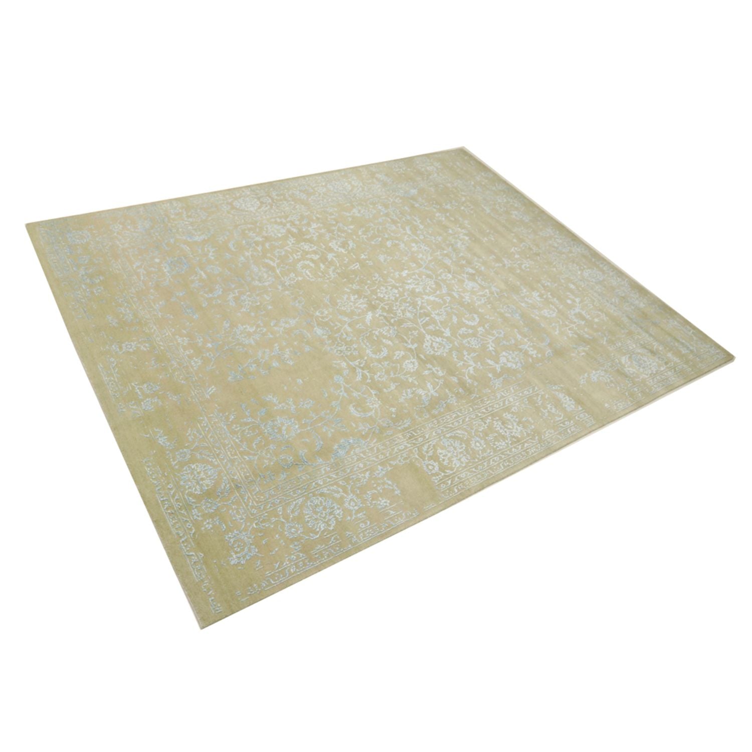Designer Teppich - 306 x 243 cm - hellblau