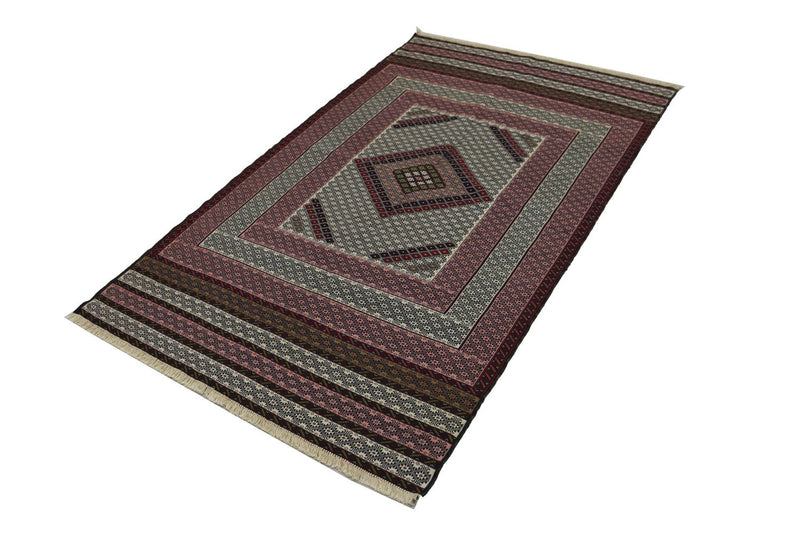 Kelim Teppich - Oriental 205 x 129 cm - blau