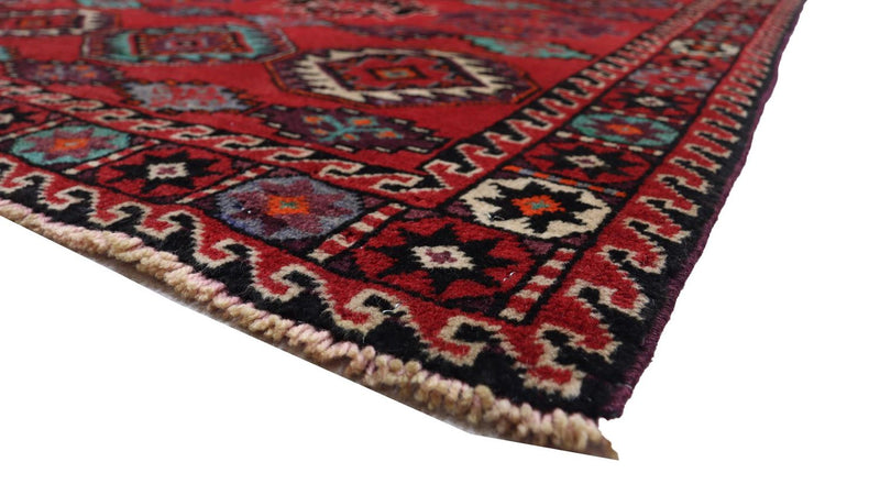 Belutsch Teppich 198 x 102 cm - dunkelrot