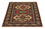 Afghan Teppich 145 x 135 cm - rot