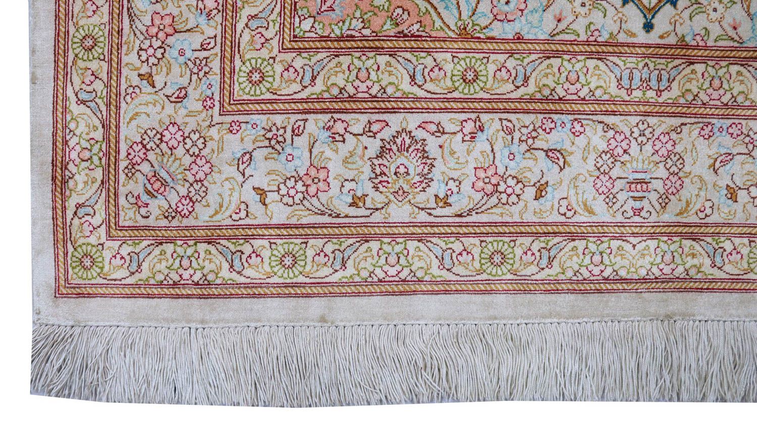 Seidenteppich - Ghom Seide - Premium 150 x 100 cm Teppichbrücke