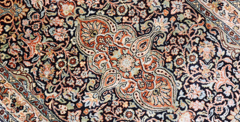 Seidenteppich - Kaschmir Seide 124 x 77 cm Teppichbrücke