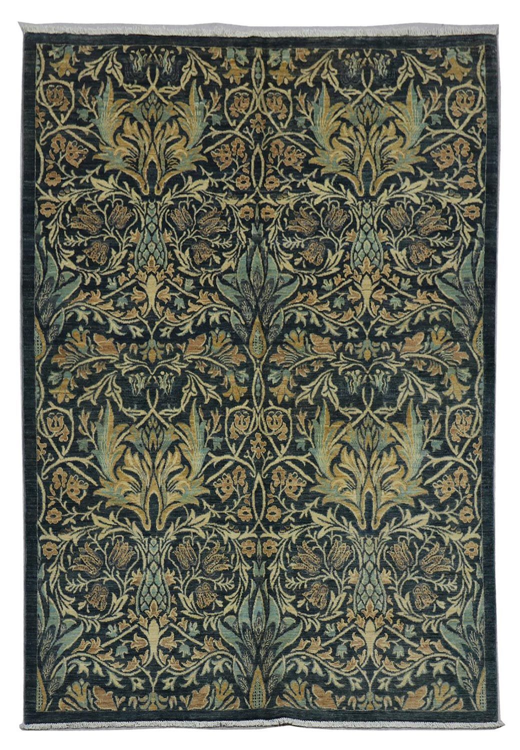 Ziegler Teppich 229 x 172 cm - petrolblau
