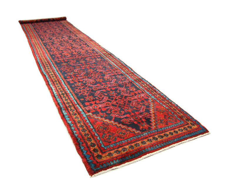 Perserteppich - Nomadic 497 x 107 cm - blau