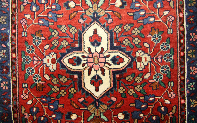 Perserteppich - Nomadic 385 x 89 cm - rot