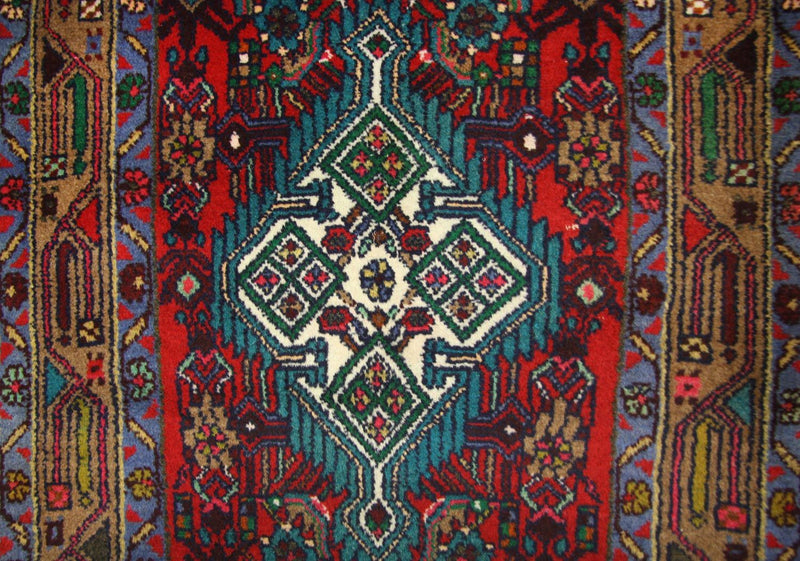 Perserteppich - Nomadic 317 x 82 cm - rot