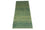 Gabbeh Teppich - Perser 247 x 90 cm - grün