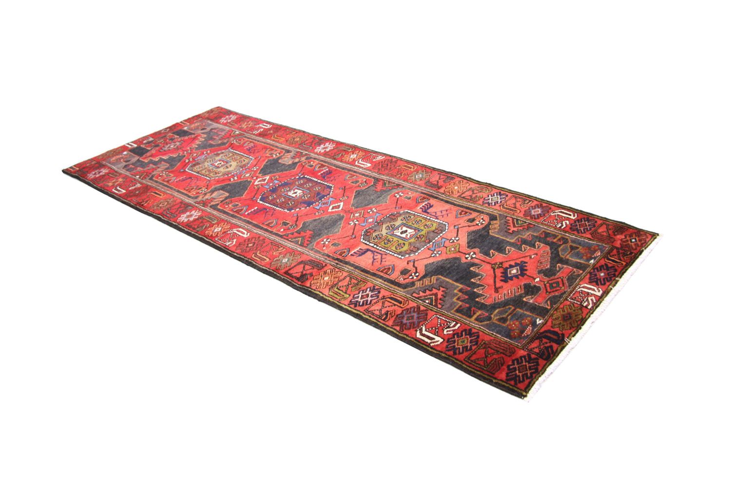 Perserteppich - Nomadic 294 x 104 cm - rot