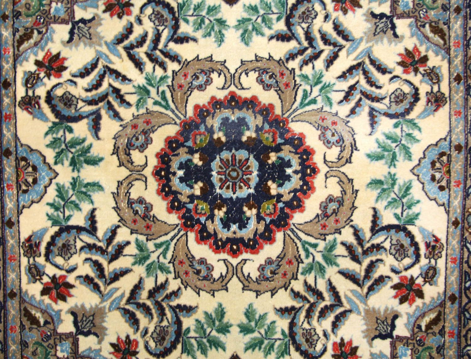 Perserteppich - Isfahan - Premium 305 x 80 cm - beige