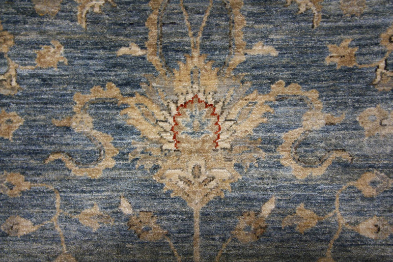 Ziegler Teppich 297 x 197 cm - blau