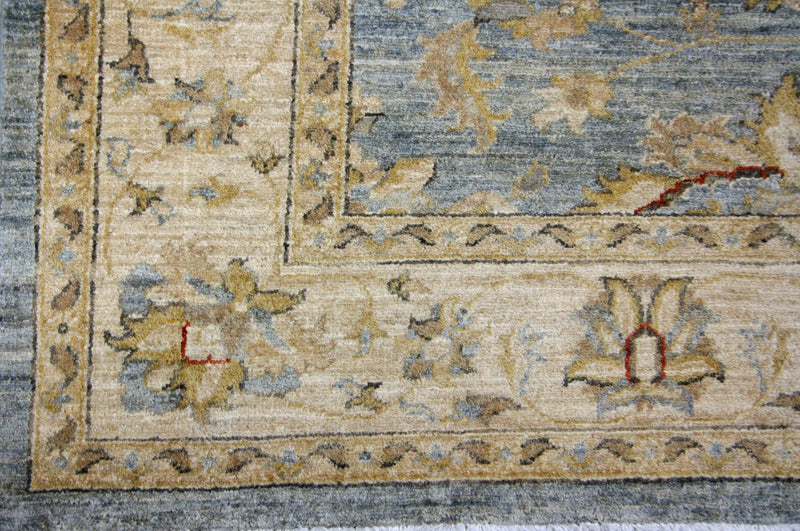 Ziegler Teppich 297 x 197 cm - blau