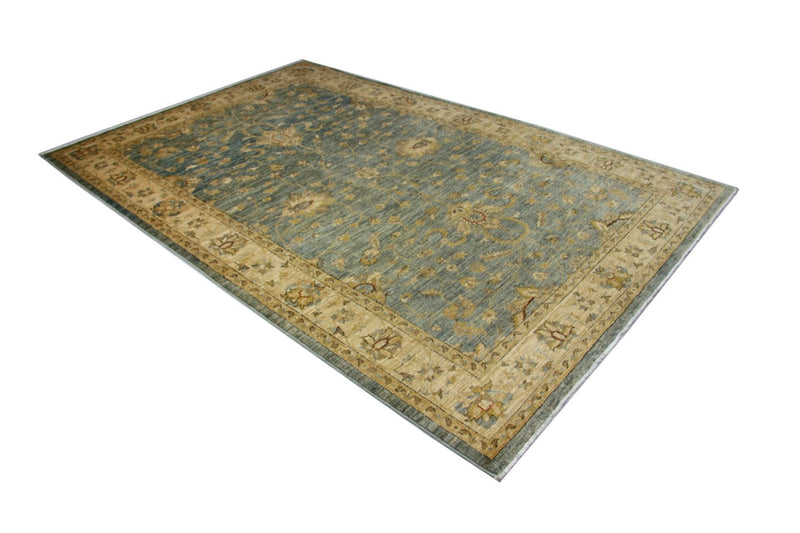 Ziegler Teppich 297 x 197 cm - blau