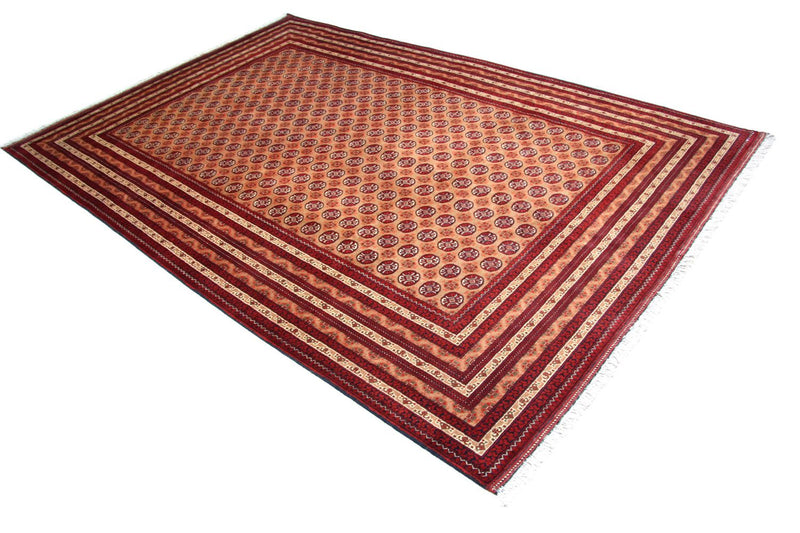 Afghan Teppich - Buchara 294 x 199 cm - rot