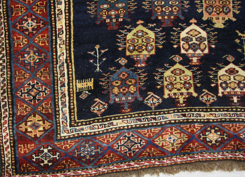 Perserteppich - Nomadic 331 x 113 cm - blau