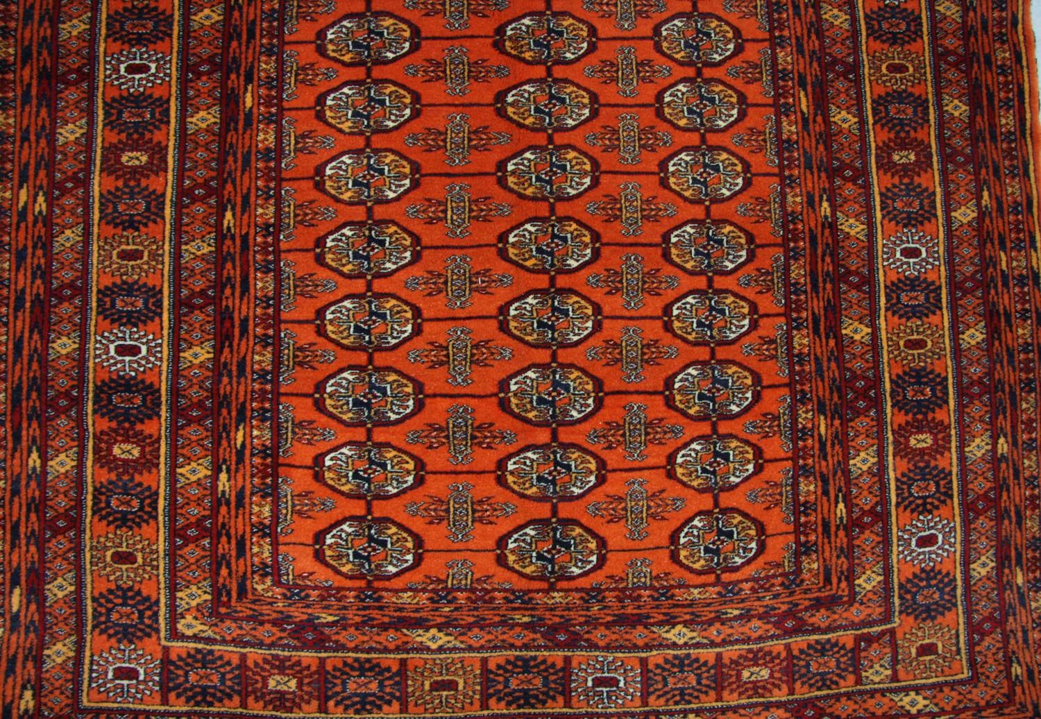 Afghan Teppich 177 x 119 cm - orange