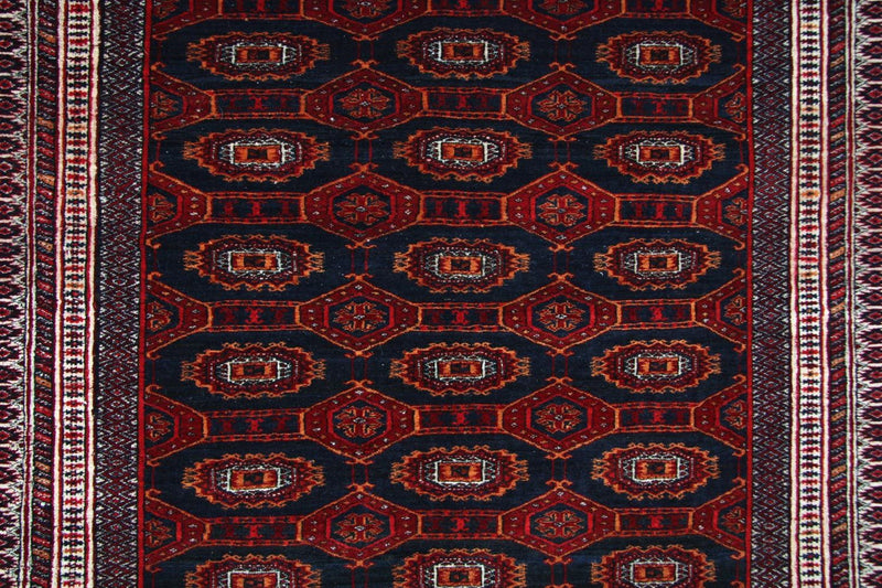 Afghan Teppich 177 x 133 cm - blau