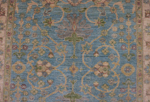 Ziegler Teppich 178 x 123 cm - blau