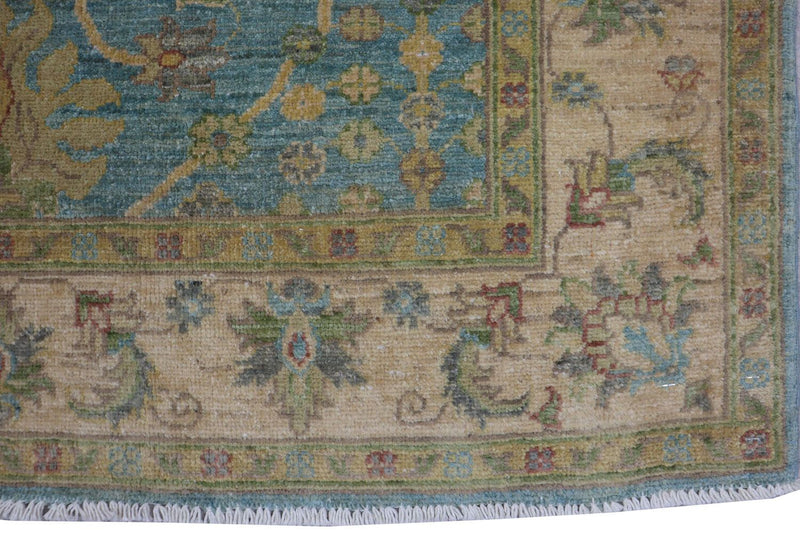 Ziegler Teppich 178 x 123 cm - blau