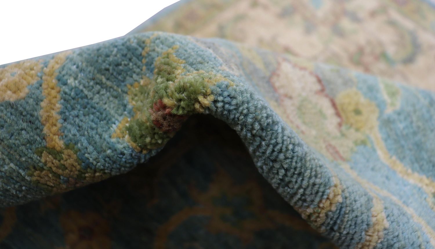Ziegler Teppich 178 x 123 cm - blau