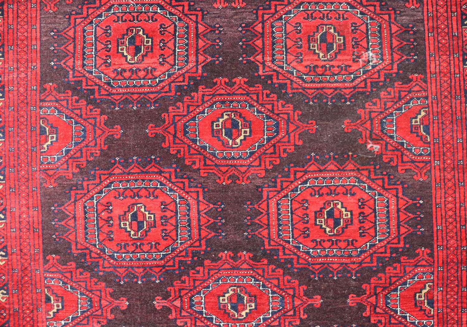 Belutsch Teppich 190 x 129 cm - rot