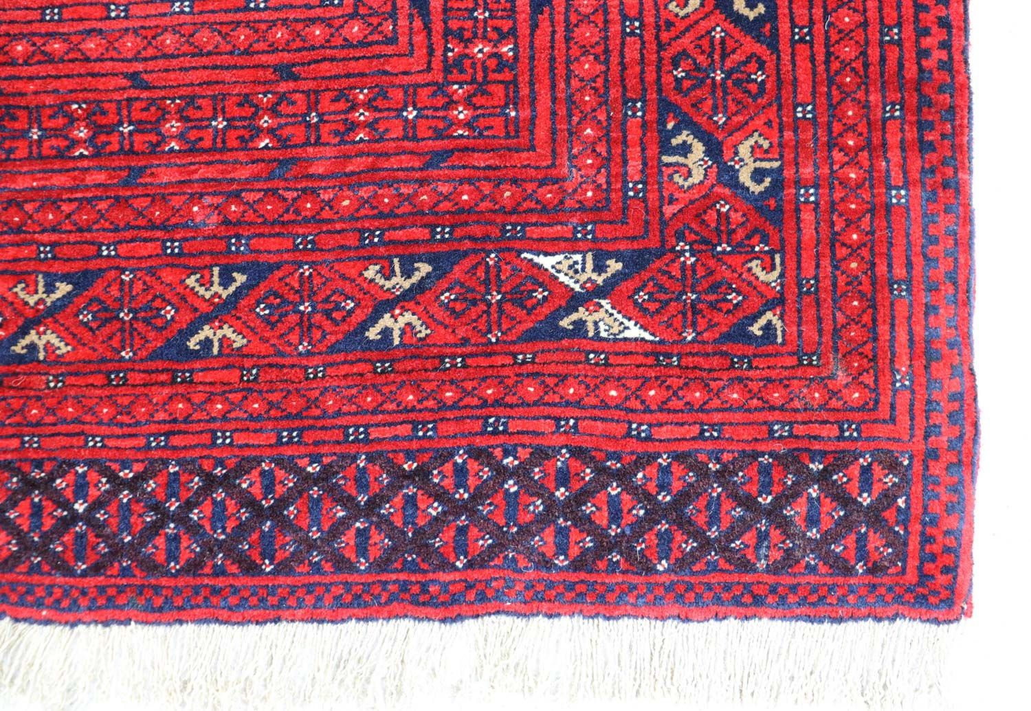 Belutsch Teppich 190 x 129 cm - rot